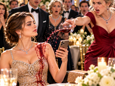 Le Arrojaron Vino en la Gala… Pero Ella Tenía una Llamada Pendiente